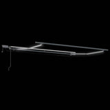 Awning Frame with Manual Anthracite 3.5 x 2.5 m Aluminium 46872