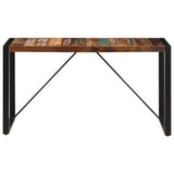 247421 Dining Table 140x70x75 cm Solid Reclaimed Wood