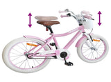 Kids Bike 18 Inches for 5-7 Years Old Light Pink 42009540