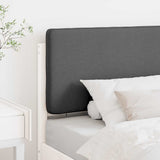 Upholstered Headboard White and Light Grey 100 cm 880087
