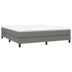 Bed Frame without Mattress Dark Grey 180x200 cm Super King Fabric 3120533