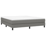 Bed Frame without Mattress Dark Grey 180x200 cm Super King Fabric 3120533