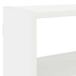 ZNTS Wall Cube Shelf 7 Compartments White Engineered Wood 860022