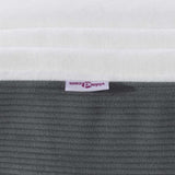 Bed Mattress with Mattress Grey 120 x 200 cm Fabric 42008282