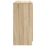 Sideboard with Drawers Sonoma Oak 100.5x35x76 cm Engineered Wood 3328446