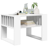 Coffee Table White 66 x 49.5 x 45 cm Engineered Wood 8000116