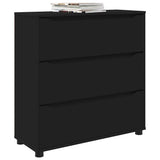 Storage Cabinet Black 80 x 31 x 81 cm Engineered Wood 888848