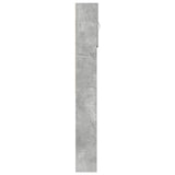 Washing Machine Cabinet Concrete Grey 64x24x190 cm Engineered Wood 859130