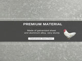 11.5KG Automatic Chicken Poultry Feeder Rat Proof Treadle Self Opening with Galvanized Steel and T3398P349831