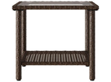 Outdoor Sofa Set with Cushion 2 pcs Brown and Red Poly Rattan 4103878