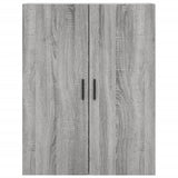 Highboard Grey Sonoma 69.5x34x180 cm Engineered Wood 3195753