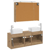 Bathroom Furniture Set 4 pcs Artisan Oak 3406862