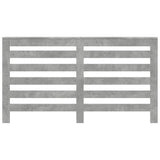 Radiator Cover Concrete Grey 149x20x82 cm Engineered Wood 852702