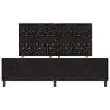ZNTS Bed Frame Black 180x200 cm Velvet 3344893