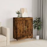 Sideboard Smoked Oak 69.5x34x90 cm Engineered Wood 830177