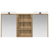 Bathroom Cabinet Set 3 pcs 126 x 16 x 62.5 cm Engineered wood 3403839