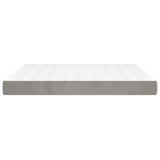 Pocket Spring Bed Mattress Medium Light Grey 152x203x20 cm Queen 347883
