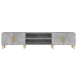 TV Cabinet Concrete Grey 180x31.5x40 cm Engineered Wood 816260