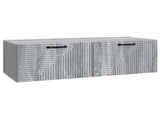 Wall-Mounted TV Cabinet Grey Sonoma 98 x 41 x 30 cm 898701
