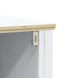 3 Piece Bathroom Furniture Set BERG White Solid Wood Pine 3206500
