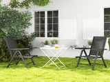 Set of 2 Folding Chair, Aluminium Frame Outdoor Camping Chairs with Breathable Mesh Back and Seat, T3398P314728