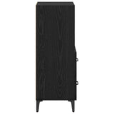 Sideboard Black oak 34 x 34.5 x 90 cm Engineered wood 880954