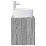 Wall-Mounted Sink Vanity Grey Sonoma 49.5 x 44.5 x 65 cm 890438