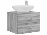 Bathroom Furniture Set 3 pcs Grey Sonoma 49.5 x 44.5 x 65 cm 3405896