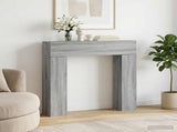Fireplace Surround Grey Sonoma 102 x 18 x 100.5 cm 8006603