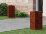 Solar LED Pathway Light 2 pcs Rusty Weathering Steel 879785