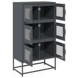 ZNTS Highboard Anthracite 68x39x123 cm Steel 853352