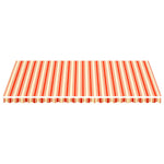 ZNTS Replacement Fabric for Awning Yellow and Orange 6x3.5 m 312024