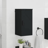 Bathroom Cabinet Wall-mounted with Door Black 30 x 31.5 x 61 cm 883345