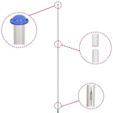 Spain Flag and Pole 6.23 m Aluminium 3147108