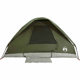 ZNTS Camping Tent Dome 2-Person Olive Green Waterproof 4009639