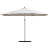Cantilever Garden Parasol 3.5 m Sand White 42199