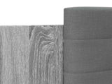 Bed Frame with Headboard with Headboard Grey Sonoma 80 x 200 cm 3429577