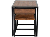 Dining Table and Chairs Set 2, Dining Room Sets, Rectangular Space Saving Table and 2 Chairs for T3398P344252