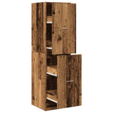 Apothecary Cabinet Old Wood 40x41x144.5 cm Engineered Wood 3309643