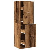 Apothecary Cabinet Old Wood 40x41x144,5 cm Engineered Wood 3309643