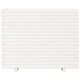 Garden Planter White 90x60x72.5 cm Solid Wood Pine 3282605