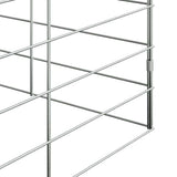 Rabbit Cage Silver 100 x 100 x 210 cm Galvanised Steel 42019240