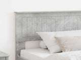 Headboard Concrete Grey Engineered wood 888455