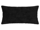 Cushion Cover 6 pcs HEERLEN Black 50 x 80 cm Faux Rabbit Fur 912178