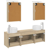 Bathroom Furniture Set 5 pcs Sonoma Oak 3406993