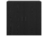 Wall-Mounted Cabinet 2 pcs Black Oak 69.5 x 34 x 90 cm 3394508
