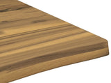 Live Edge Table Top 160 x 40 x 3.5 cm Rectangular White 938586