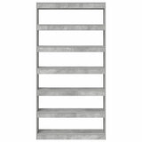 Book Cabinet Concrete Grey 100 x 30 x 198 cm Engineered Wood 3333927