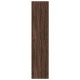 Highboard Brown Oak 50x41x185 cm Engineered Wood 3281686