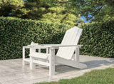 Garden Chair White High Density Polyethylene 318637